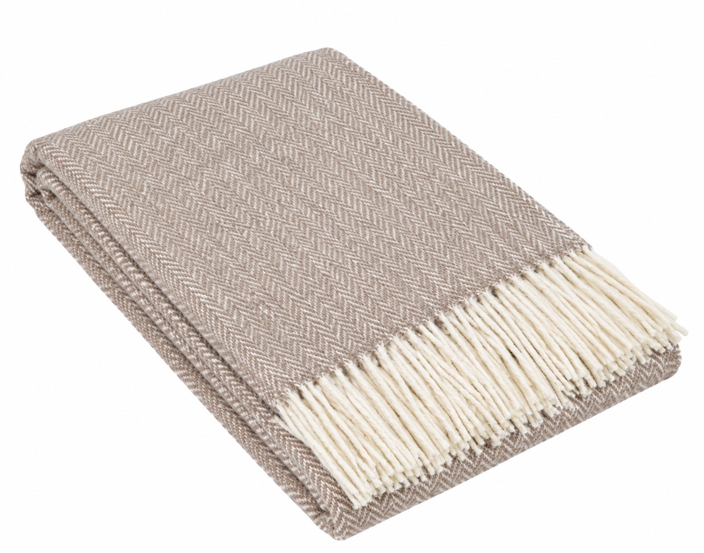 Villainen torkkupeitto, beige – pieni kuvio